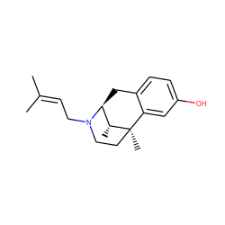 CC(C)=CCN1CC[C@]2(C)c3cc(O)ccc3C[C@H]1[C@H]2C ZINC000002015833