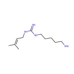 CC(C)=CCNC(=N)NCCCCCN ZINC000034061920