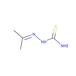 CC(C)=NNC(N)=S ZINC000003865048