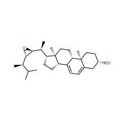 CC(C)[C@@H](C)[C@@H]1O[C@H]1[C@@H](C)[C@H]1CC[C@H]2C3=CC=C4C[C@@H](O)CC[C@]4(C)[C@H]3CC[C@@]21C ZINC001772626867