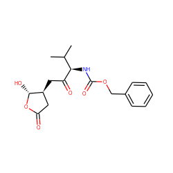 CC(C)[C@@H](NC(=O)OCc1ccccc1)C(=O)C[C@H]1CC(=O)O[C@@H]1O ZINC000026744035