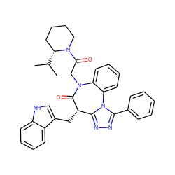 CC(C)[C@@H]1CCCCN1C(=O)CN1C(=O)[C@@H](Cc2c[nH]c3ccccc23)c2nnc(-c3ccccc3)n2-c2ccccc21 ZINC000084586812