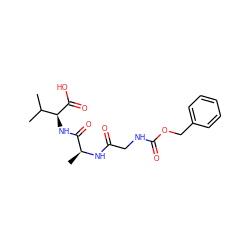 CC(C)[C@H](NC(=O)[C@H](C)NC(=O)CNC(=O)OCc1ccccc1)C(=O)O ZINC000059139280