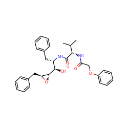 CC(C)[C@H](NC(=O)COc1ccccc1)C(=O)N[C@@H](Cc1ccccc1)[C@@H](O)[C@@H]1O[C@H]1Cc1ccccc1 ZINC000299829308