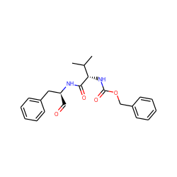 CC(C)[C@H](NC(=O)OCc1ccccc1)C(=O)N[C@@H](C=O)Cc1ccccc1 ZINC000001534489