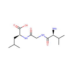 CC(C)C[C@H](NC(=O)CNC(=O)[C@@H](N)C(C)C)C(=O)O ZINC000013524108