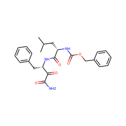 CC(C)C[C@H](NC(=O)OCc1ccccc1)C(=O)N[C@@H](Cc1ccccc1)C(=O)C(N)=O ZINC000013833765