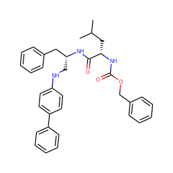 CC(C)C[C@H](NC(=O)OCc1ccccc1)C(=O)N[C@H](CNc1ccc(-c2ccccc2)cc1)Cc1ccccc1 ZINC000027995925