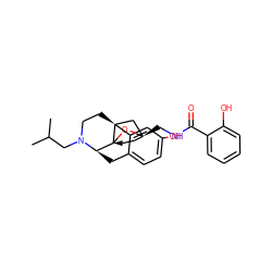 CC(C)CN1CC[C@]23C[C@]4(CNC(=O)c5ccccc5O)CC[C@@]2(O4)[C@H]1Cc1ccc(O)cc13 ZINC000101396456