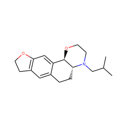 CC(C)CN1CCO[C@@H]2c3cc4c(cc3CC[C@H]21)CCO4 ZINC000027994649