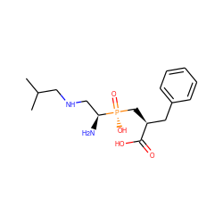 CC(C)CNC[C@H](N)[P@](=O)(O)C[C@@H](Cc1ccccc1)C(=O)O ZINC000653857054