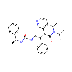 CC(C)N(C(=O)[C@@H](c1cccnc1)[C@@H](CNC(=O)N[C@@H](C)c1ccccc1)c1ccccc1)C(C)C ZINC000034986696