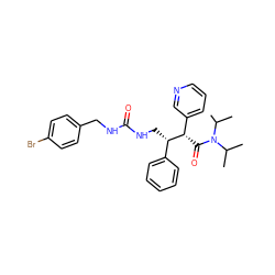 CC(C)N(C(=O)[C@@H](c1cccnc1)[C@@H](CNC(=O)NCc1ccc(Br)cc1)c1ccccc1)C(C)C ZINC000036159758