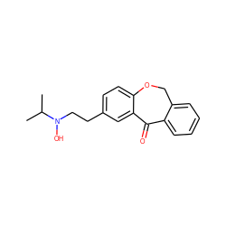 CC(C)N(O)CCc1ccc2c(c1)C(=O)c1ccccc1CO2 ZINC000013745484