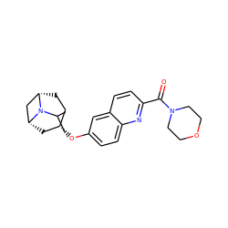 CC(C)N1[C@H]2CC[C@H](Oc3ccc4nc(C(=O)N5CCOCC5)ccc4c3)C[C@@H]1C2 ZINC000062179143