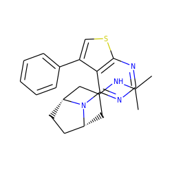 CC(C)NC1C[C@@H]2CC[C@H](C1)N2c1ncnc2scc(-c3ccccc3)c12 ZINC000146490151