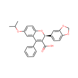 CC(C)Oc1ccc2c(c1)C(c1ccccc1)=C(C(=O)O)[C@H](c1ccc3c(c1)OCO3)O2 ZINC000013473471