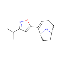 CC(C)c1cc(C2=CCC[C@@H]3CC[C@H]2N3)on1 ZINC000072142906