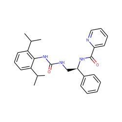 CC(C)c1cccc(C(C)C)c1NC(=O)NC[C@@H](NC(=O)c1ccccn1)c1ccccc1 ZINC000013737216