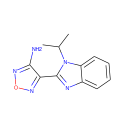 CC(C)n1c(-c2nonc2N)nc2ccccc21 ZINC000000051756