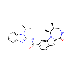 CC(C)n1c(NC(=O)c2ccc3cc4n(c3c2)[C@@H](C)[C@@H](C)CNC4=O)nc2ccccc21 ZINC000117710004