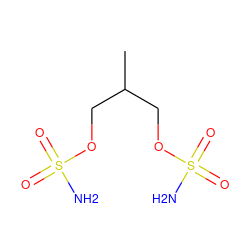 CC(COS(N)(=O)=O)COS(N)(=O)=O ZINC000028336238