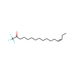 CC/C=C\CCCCCCCCCCC(=O)C(F)(F)F ZINC000034411208