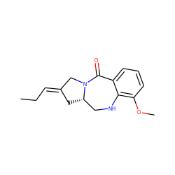 CC/C=C1\C[C@H]2CNc3c(OC)cccc3C(=O)N2C1 ZINC000073196140