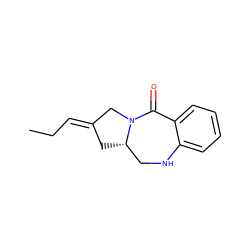 CC/C=C1\C[C@H]2CNc3ccccc3C(=O)N2C1 ZINC000073196189