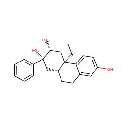 CC[C@@]12C[C@@H](O)[C@](O)(c3ccccc3)C[C@H]1CCc1cc(O)ccc12 ZINC000040892961