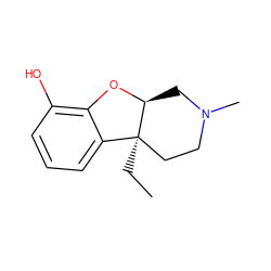 CC[C@@]12CCN(C)C[C@@H]1Oc1c(O)cccc12 ZINC000045367290