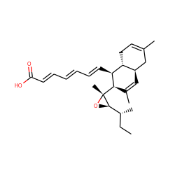 CC[C@@H](C)[C@H]1O[C@]1(C)[C@@H]1C(C)=C[C@@H]2CC(C)=CC[C@H]2[C@@H]1/C=C/C=C/C=C/C(=O)O ZINC000169348828