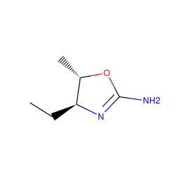 CC[C@@H]1N=C(N)O[C@H]1C ZINC000013588712