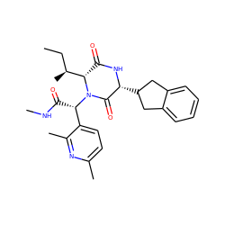 CC[C@H](C)[C@@H]1C(=O)N[C@H](C2Cc3ccccc3C2)C(=O)N1[C@@H](C(=O)NC)c1ccc(C)nc1C ZINC000084670013