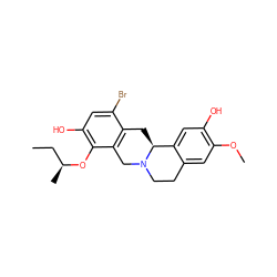 CC[C@H](C)Oc1c(O)cc(Br)c2c1CN1CCc3cc(OC)c(O)cc3[C@@H]1C2 ZINC001772599289