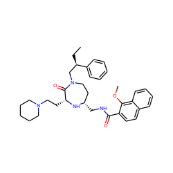 CC[C@H](CN1CC[C@H](CNC(=O)c2ccc3ccccc3c2OC)N[C@H](CCN2CCCCC2)C1=O)c1ccccc1 ZINC000206914772