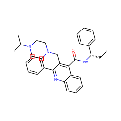 CC[C@H](NC(=O)c1c(CN2CCN(C(C)C)CC2)c(-c2ccccc2)nc2ccccc12)c1ccccc1 ZINC000022941794