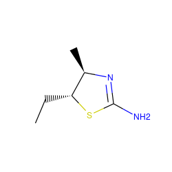 CC[C@H]1SC(N)=N[C@@H]1C ZINC000003947786