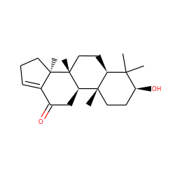 CC1(C)[C@@H](O)CC[C@@]2(C)[C@H]1CC[C@]1(C)[C@@H]2CC(=O)C2=CCC[C@]21C ZINC001772657858