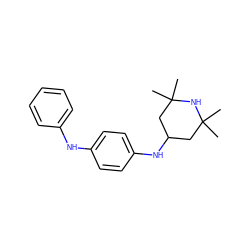 CC1(C)CC(Nc2ccc(Nc3ccccc3)cc2)CC(C)(C)N1 ZINC000000086102