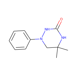 CC1(C)CN(c2ccccc2)NC(=O)N1 ZINC000013759048