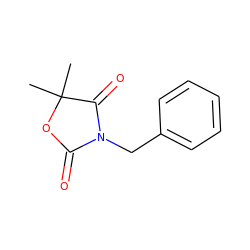 CC1(C)OC(=O)N(Cc2ccccc2)C1=O ZINC000001656263