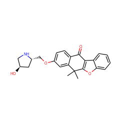 CC1(C)c2cc(OC[C@@H]3C[C@@H](O)CN3)ccc2C(=O)c2c1oc1ccccc21 ZINC000114801995