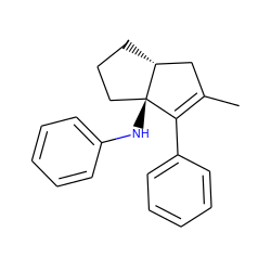 CC1=C(c2ccccc2)[C@]2(Nc3ccccc3)CCC[C@@H]2C1 ZINC000014978549