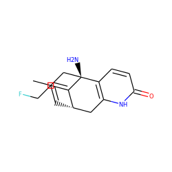 CC1=C[C@H]2Cc3[nH]c(=O)ccc3[C@@](N)(C1)/C2=C/CF ZINC000100798114