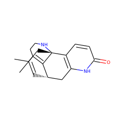 CC1=C[C@H]2Cc3[nH]c(=O)ccc3[C@@]3(C1)NCCC(C)=C23 ZINC000100914491