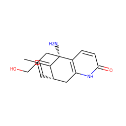 CC1=C[C@H]2Cc3[nH]c(=O)ccc3[C@](N)(C1)/C2=C/CO ZINC000101110523