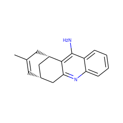 CC1=C[C@H]2Cc3nc4ccccc4c(N)c3[C@@H](C1)C2 ZINC000013835501