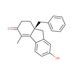 CC1=C2c3ccc(O)cc3C[C@@]2(Cc2ccccc2)CCC1=O ZINC000012353795