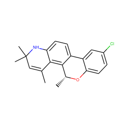 CC1=CC(C)(C)Nc2ccc3c(c21)[C@@H](C)Oc1ccc(Cl)cc1-3 ZINC000003831982